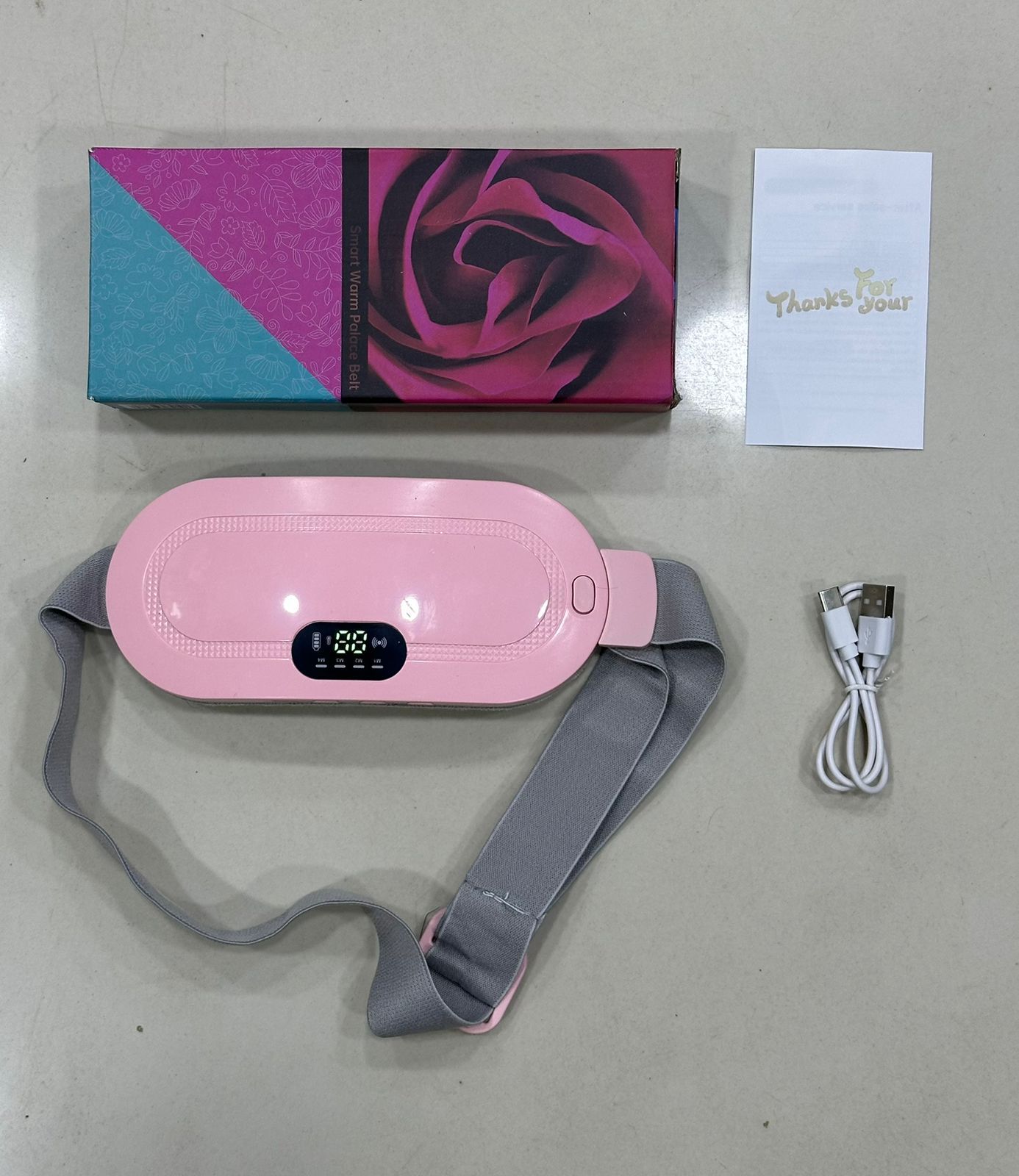 Heating Pad women Period Pain Cramp Relief Belt